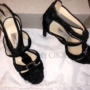 Jimmy Choo Krissy Velvet Pump Heels
